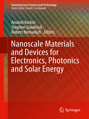 cover image of Nanoscale Materials and Devices for Electronics, Photonics and Solar Energy